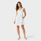 Reyn Spooner HONU HOLOHOLO ERIN DRESS in WHITE