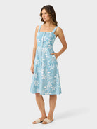Reyn Spooner ISLAND DAZE RILEY DRESS in ADRIATIC BLUE