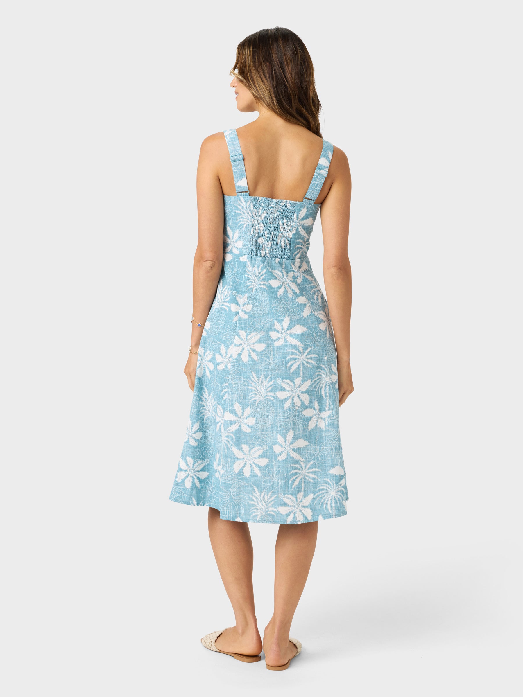 Reyn Spooner ISLAND DAZE RILEY DRESS in ADRIATIC BLUE