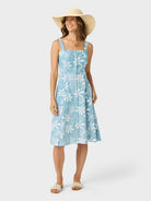 Reyn Spooner ISLAND DAZE RILEY DRESS in ADRIATIC BLUE