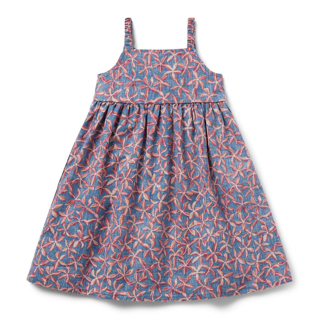 Reyn Spooner PUA SHOWERS TODDLER SUNDRESS in CAPTAINS BLUE