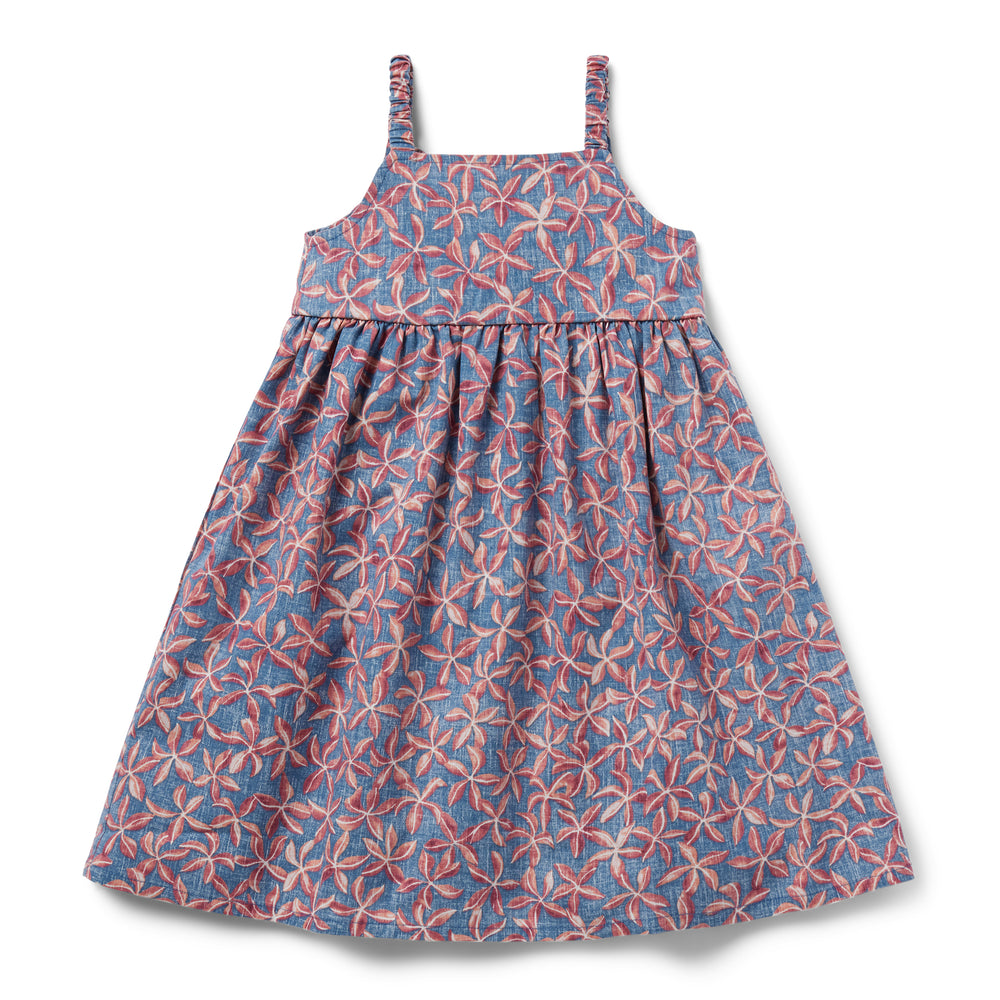 Reyn Spooner PUA SHOWERS TODDLER SUNDRESS in CAPTAINS BLUE