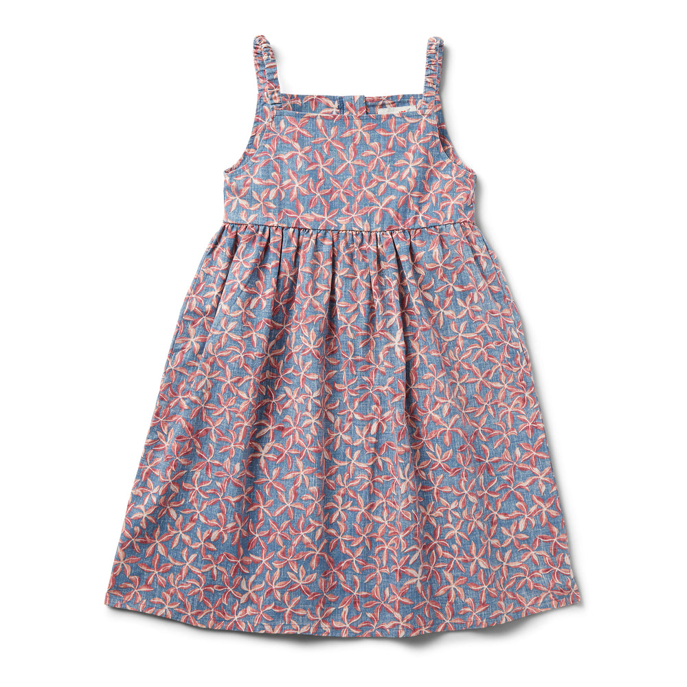 Reyn Spooner PUA SHOWERS GIRLS SUNDRESS in CAPTAINS BLUE