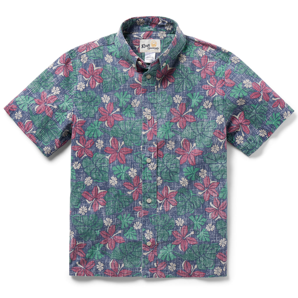 Reyn Spooner PAHALA YOUTH SHIRT in NAVY