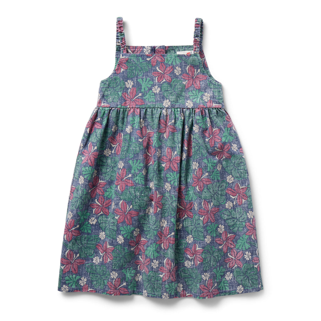 Reyn Spooner PAHALA GIRLS SUNDRESS in NAVY