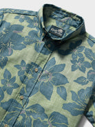 Reyn Spooner COSTA RICA YOUTH SHIRT in QUIET GREEN