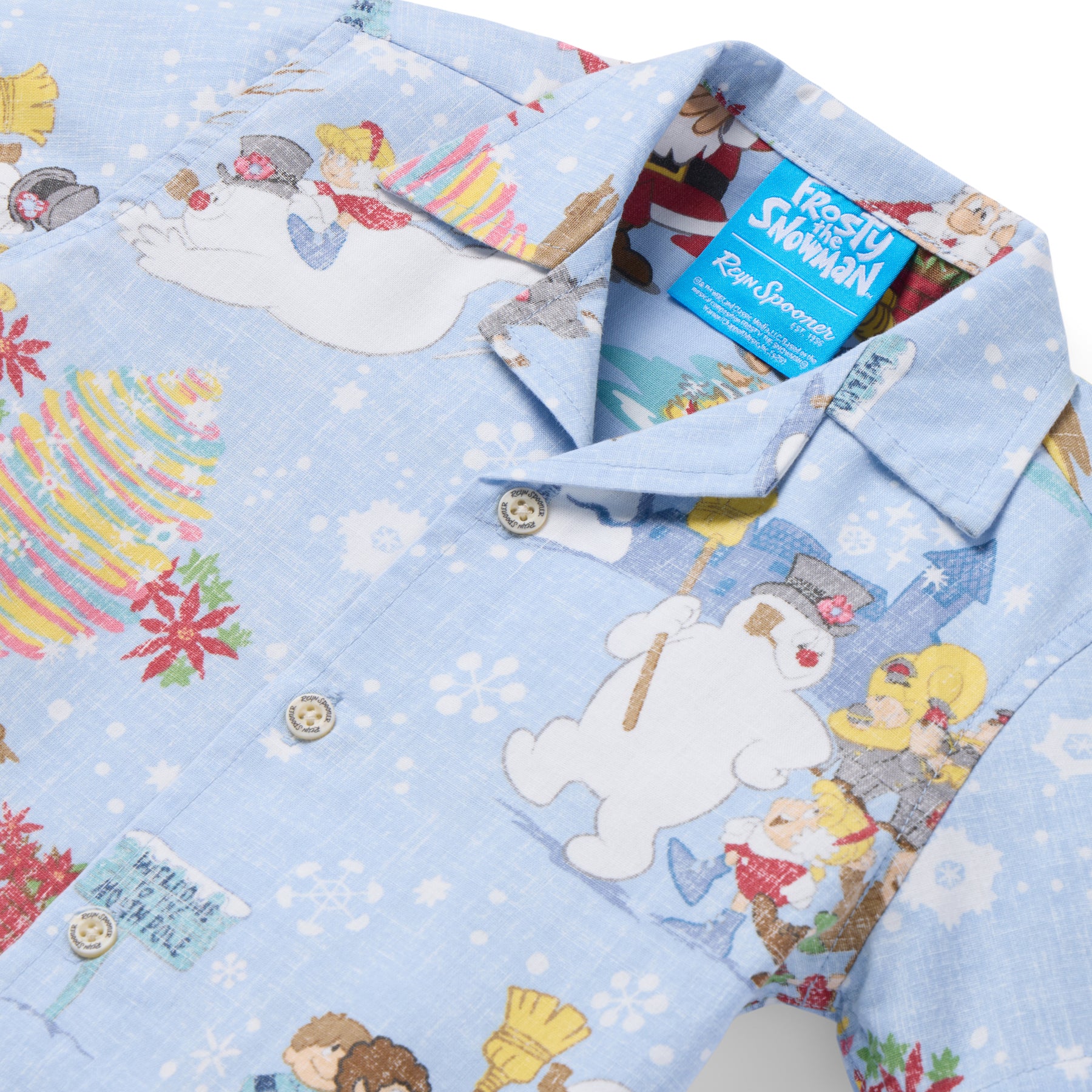 Reyn Spooner FROSTY THE SNOWMAN™ TODDLER CABANA SET in ARCTIC ICE