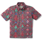 Reyn Spooner HAWAIIAN CHRISTMAS 2025 YOUTH SHIRT in HOLIDAY RED