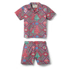 Reyn Spooner HAWAIIAN CHRISTMAS 2025 TODDLER CABANA SET in HOLIDAY RED