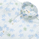 Reyn Spooner HONU HOLOHOLO YOUTH SHIRT in WHITE