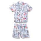 Reyn Spooner SUMMER COMMEMORATIVE 2026 TODDLER CABANA SET in WHITE