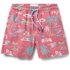 Reyn Spooner MY PRIVATE ISLE KIDS ECO SWIM SHORTS in RED
