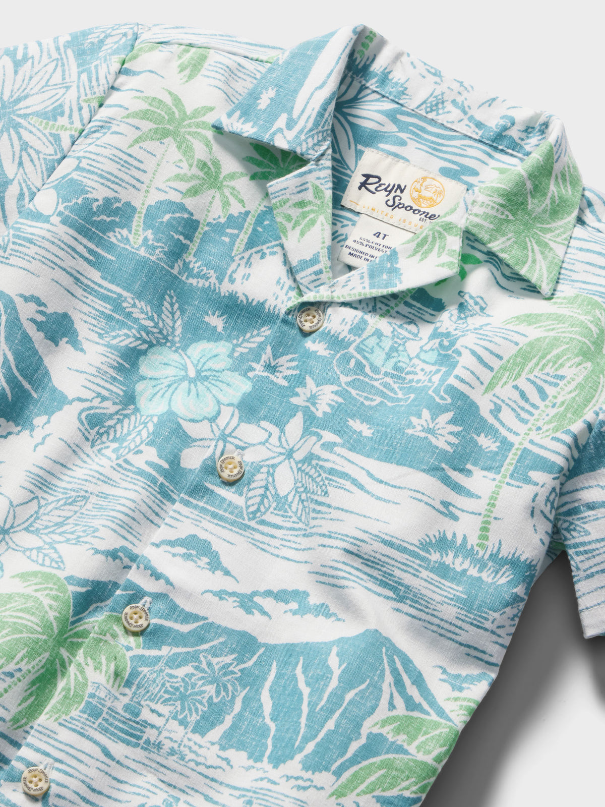 Reyn Spooner PARADISE FOUND TODDLER CABANA SET in ADRIATIC BLUE