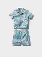 Reyn Spooner ISLAND DAZE TODDLER CABANA SET in ADRIATIC BLUE
