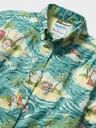 Reyn Spooner ALOHA DORAEMON YOUTH SHIRT in TEAL