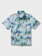 Reyn Spooner A LOONEY TUNES CHRISTMAS YOUTH SHIRT in BLUE