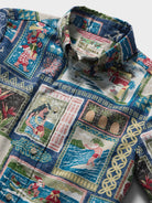 Reyn Spooner HAWAIIAN CHRISTMAS 2026 YOUTH SHIRT in NAVY