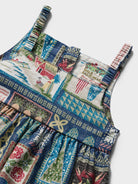 Reyn Spooner HAWAIIAN CHRISTMAS 2026 LILY GIRLS SUNDRESS in NAVY