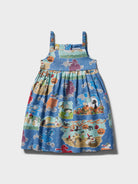 Reyn Spooner IT'S THE GREAT PUMPKIN, CHARLIE BROWN: 60TH ANNIVERSARY LILLY GIRLS SUNDRESS in VINTAGE INDIGO