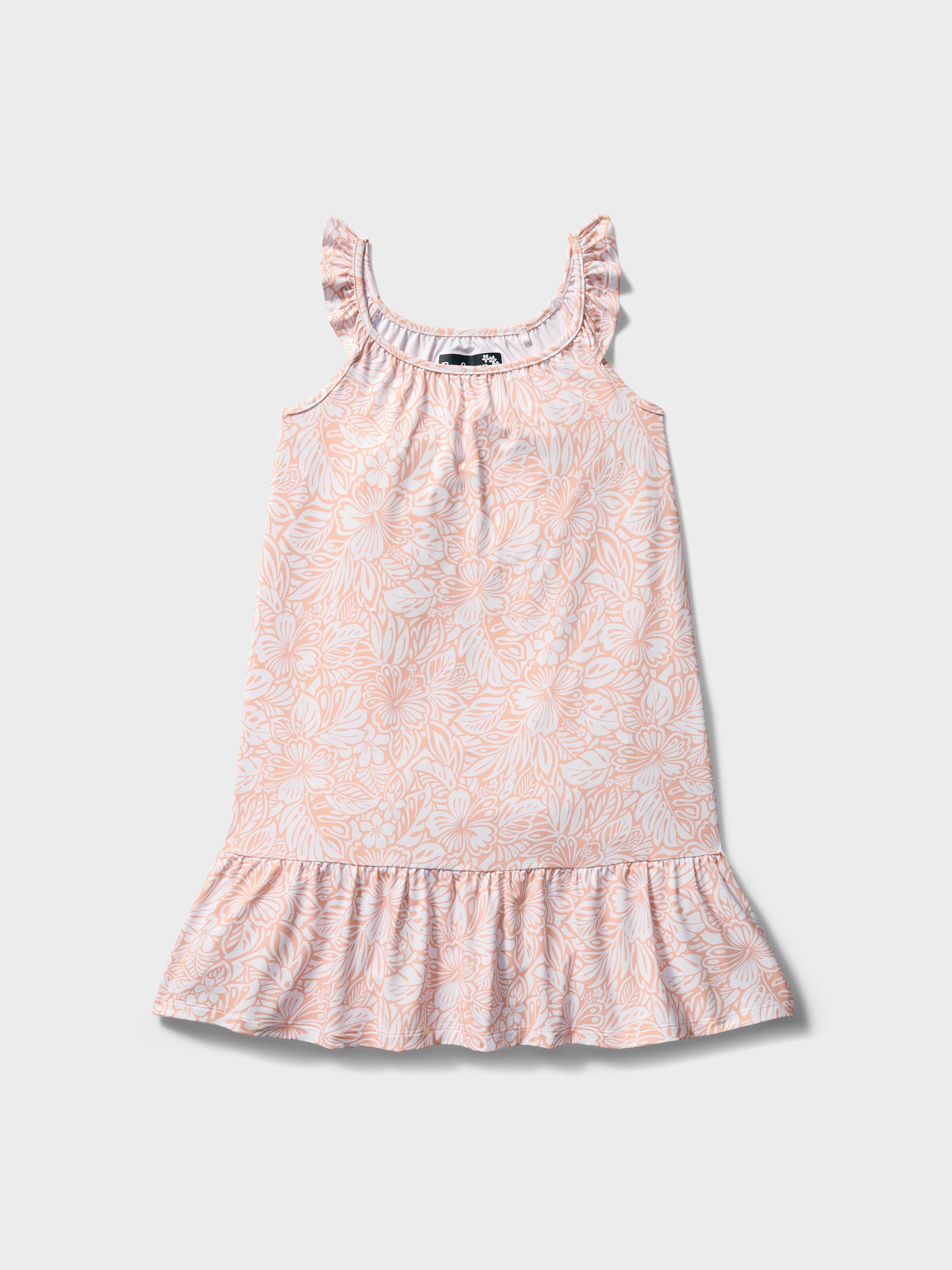 Reyn Spooner NAHELE PUA MILLIE GIRLS PERFORMANCE DRESS in PINK