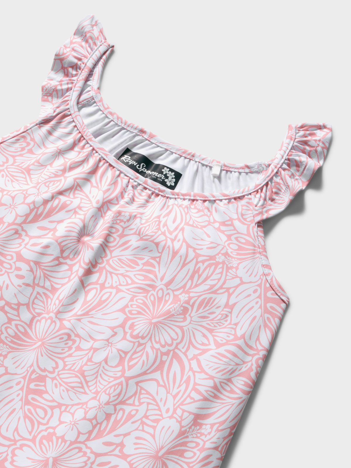 Reyn Spooner NAHELE PUA MILLIE GIRLS PERFORMANCE DRESS in PINK