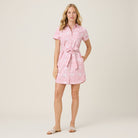 Reyn Spooner LAHAINA SAILOR VIOLET DRESS in BLUSH