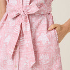 Reyn Spooner LAHAINA SAILOR VIOLET DRESS in BLUSH