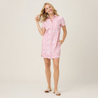Reyn Spooner LAHAINA SAILOR VIOLET DRESS in BLUSH