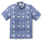 Reyn Spooner LAHAINA SAILOR ARCHIVE CLASSIC BUTTON FRONT in NAVY