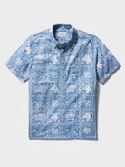 Reyn Spooner LAHAINA SAILOR BUTTON FRONT in DENIM