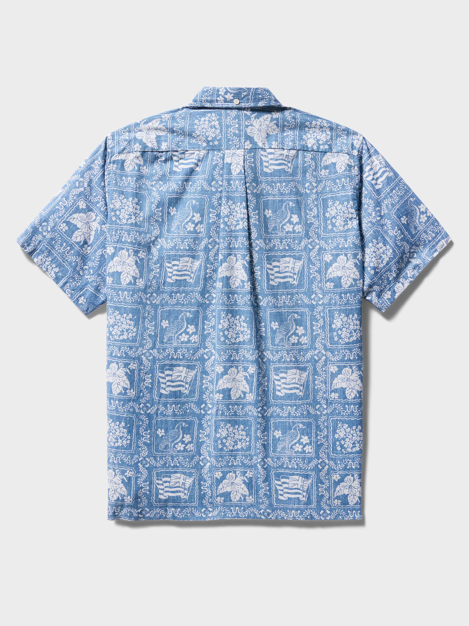 Reyn Spooner LAHAINA SAILOR BUTTON FRONT in DENIM