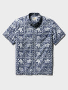 Reyn Spooner LAHAINA SAILOR BUTTON FRONT in NAVY