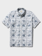 Reyn Spooner LAHAINA SAILOR BUTTON FRONT in WHITE
