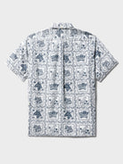 Reyn Spooner LAHAINA SAILOR BUTTON FRONT in WHITE
