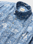 Reyn Spooner LAHAINA SAILOR PULLOVER in DENIM