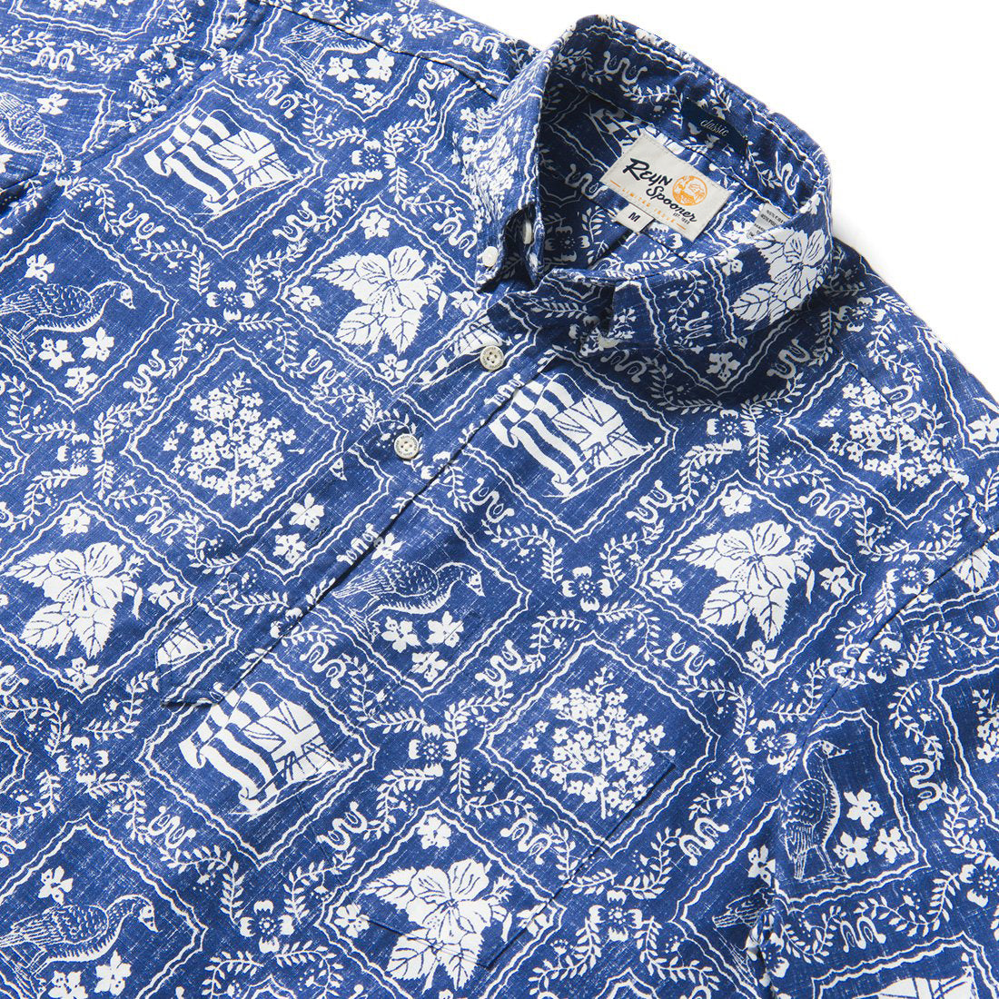 Reyn Spooner MADE IN HAWAI'I LAHAINA SAILOR PULLOVER in NAVY