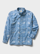 Reyn Spooner LAHAINA SAILOR LONG SLEEVE SHIRT in DENIM