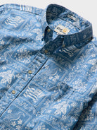 Reyn Spooner LAHAINA SAILOR LONG SLEEVE SHIRT in DENIM
