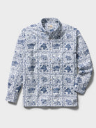 Reyn Spooner LAHAINA SAILOR LONG SLEEVE SHIRT in WHITE