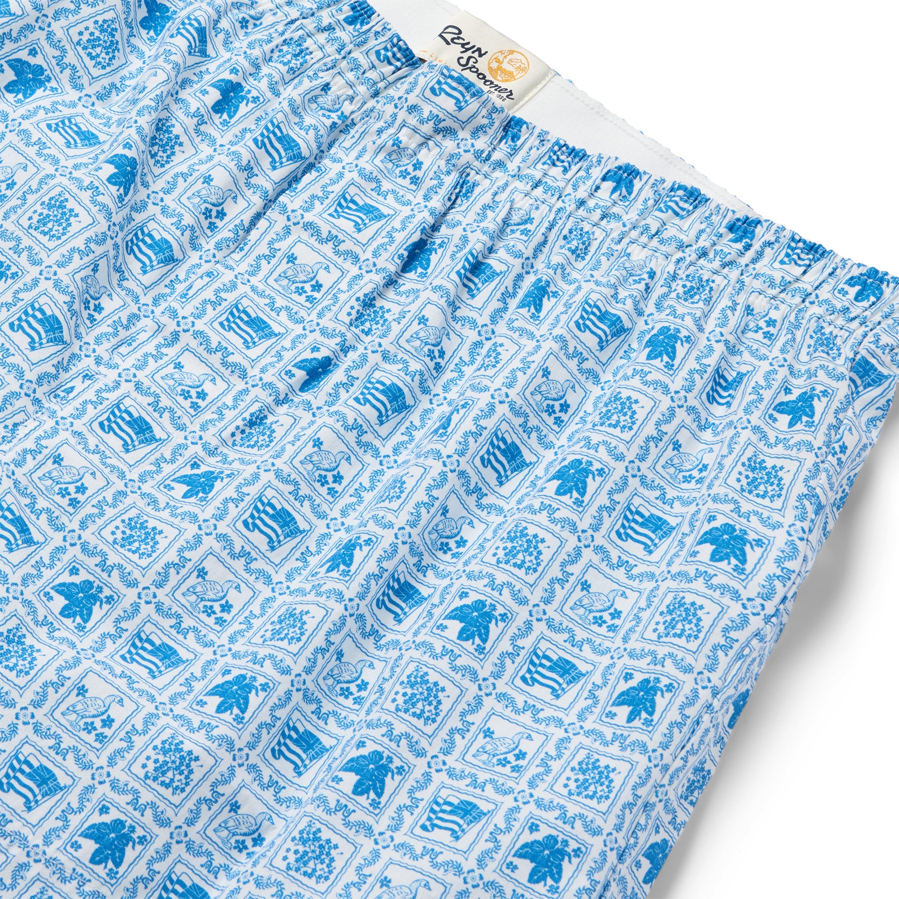 Reyn Spooner LAHAINA SAILOR BOXER in WHITE