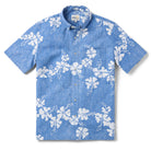 Reyn Spooner 50TH STATE FLOWER BUTTON FRONT in DENIM