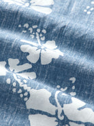 Reyn Spooner 50TH STATE FLOWER BUTTON FRONT in DENIM