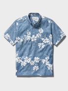 Reyn Spooner 50TH STATE FLOWER PULLOVER in DENIM
