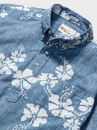 Reyn Spooner 50TH STATE FLOWER PULLOVER in DENIM