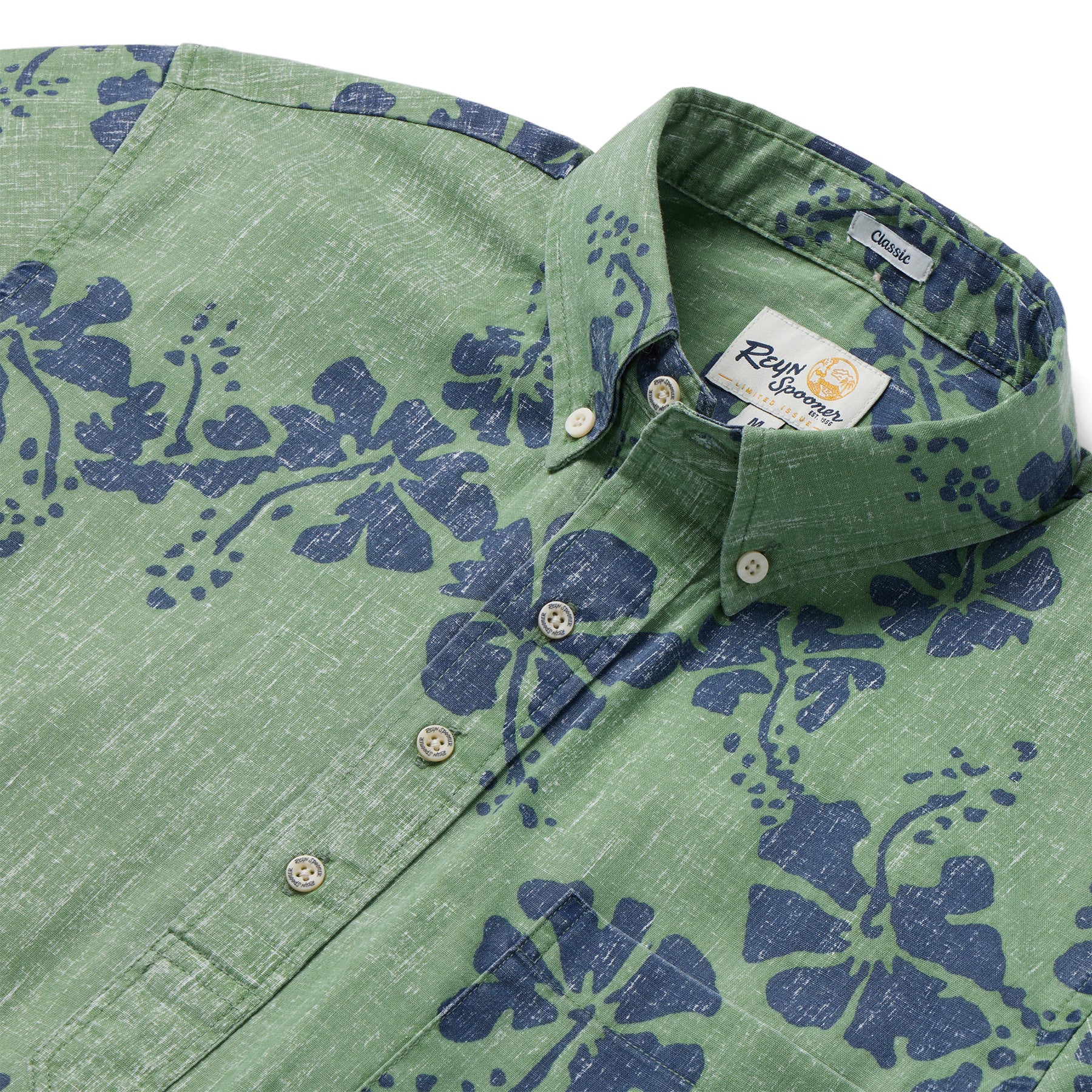 Reyn Spooner 50TH STATE FLOWER PULLOVER in JADE