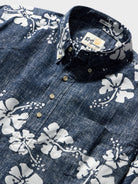 Reyn Spooner 50TH STATE FLOWER PULLOVER in NAVY