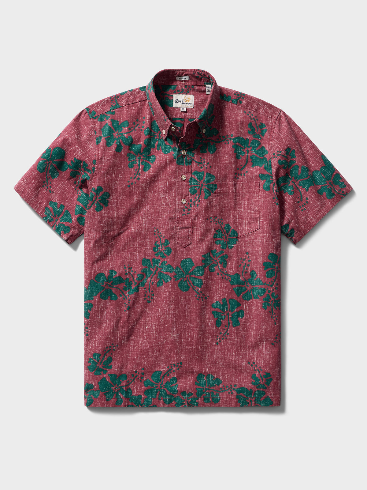 Reyn Spooner 50TH STATE FLOWER PULLOVER in HOLIDAY RED