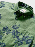 Reyn Spooner 50TH STATE FLOWER TAILORED in JADE