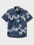 Reyn Spooner 50TH STATE FLOWER TAILORED in NAVY