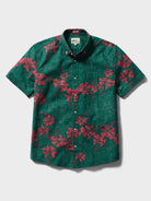 Reyn Spooner 50TH STATE FLOWER TAILORED in FOREST GREEN